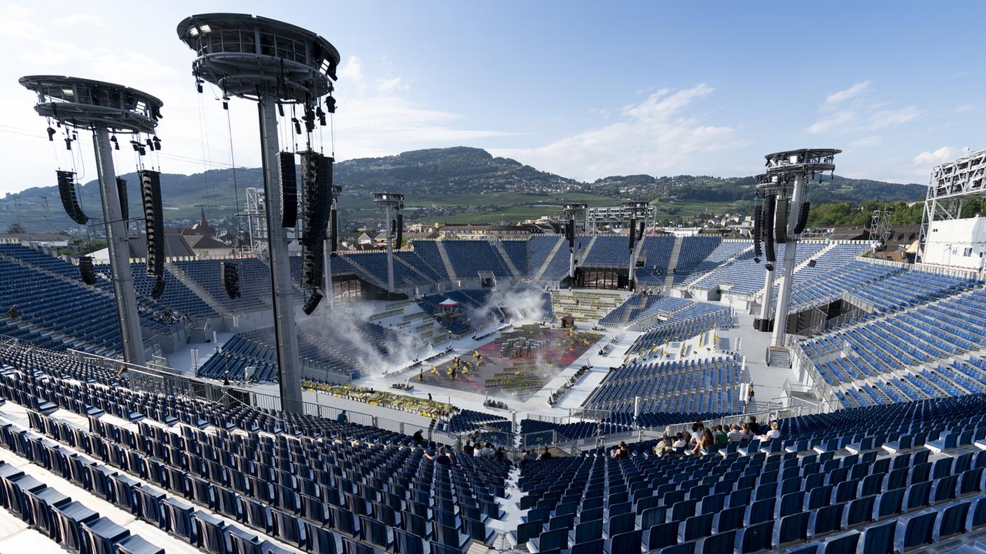 Secondo i responsabili ci vorranno dai 15 ai 18 minuti per svuotare l'arena 