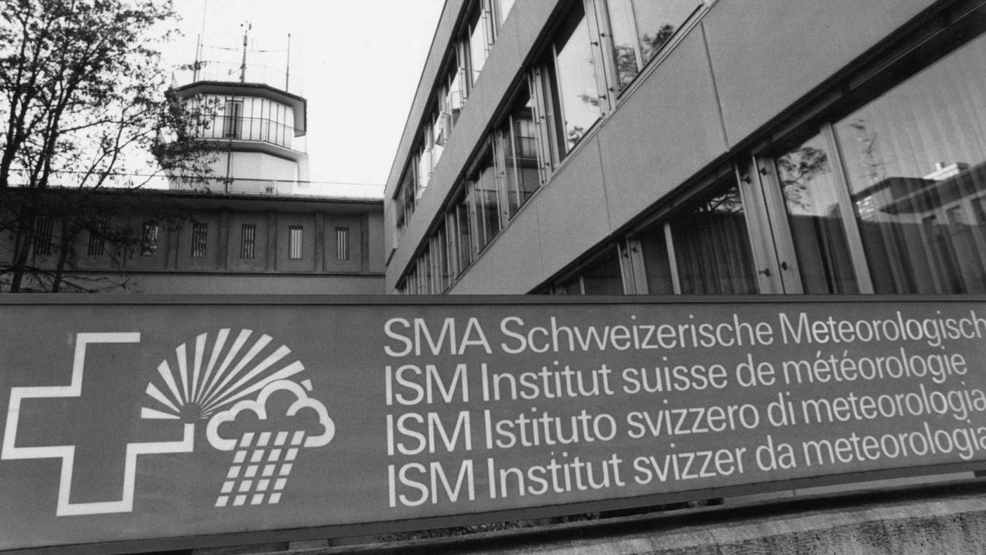 Una foto del 1996 dell'Istituto svizzero di meteorologia a Zurigo, poi diventato Ufficio federale di meteorologia e climatologia