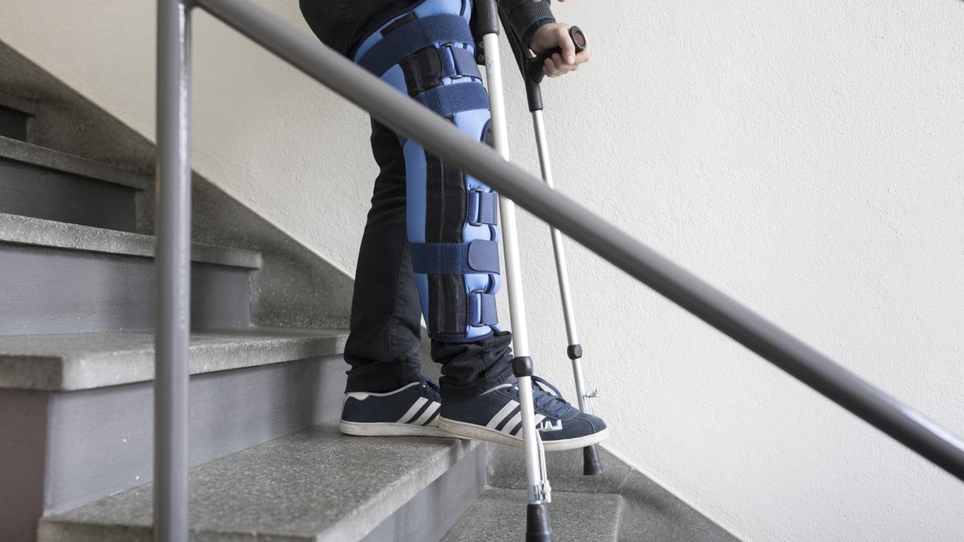 Sulle scale avvengono 25'000 incidenti