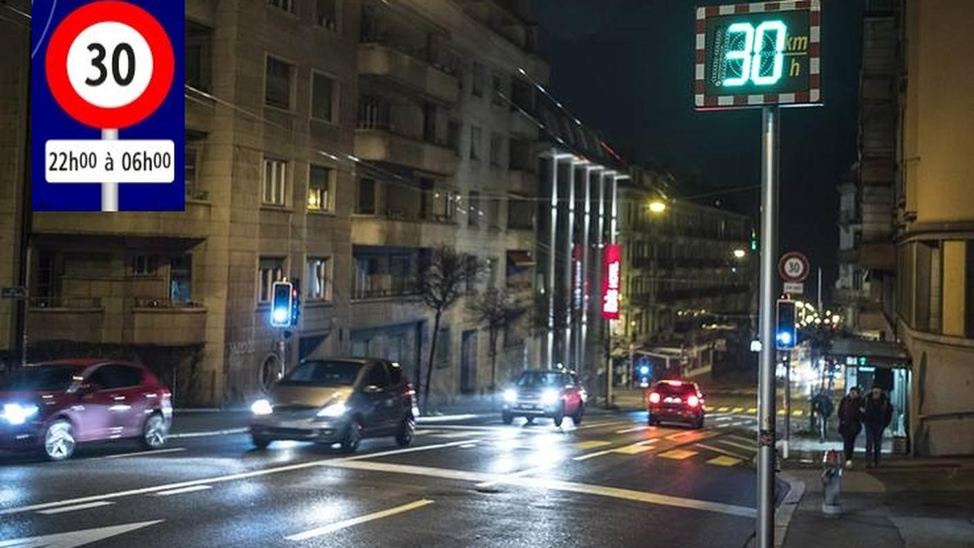 Velocità variabile su Avenue Beaulieu a Losanna