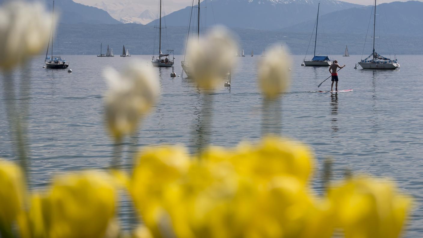 Il lago a Morges in un'immagine d'archivio