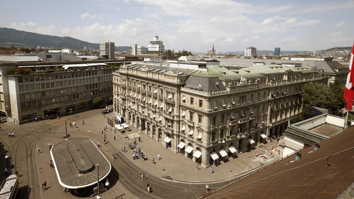 Paradeplatz a Zurigo, il cuore della piazza finanziaria svizzera