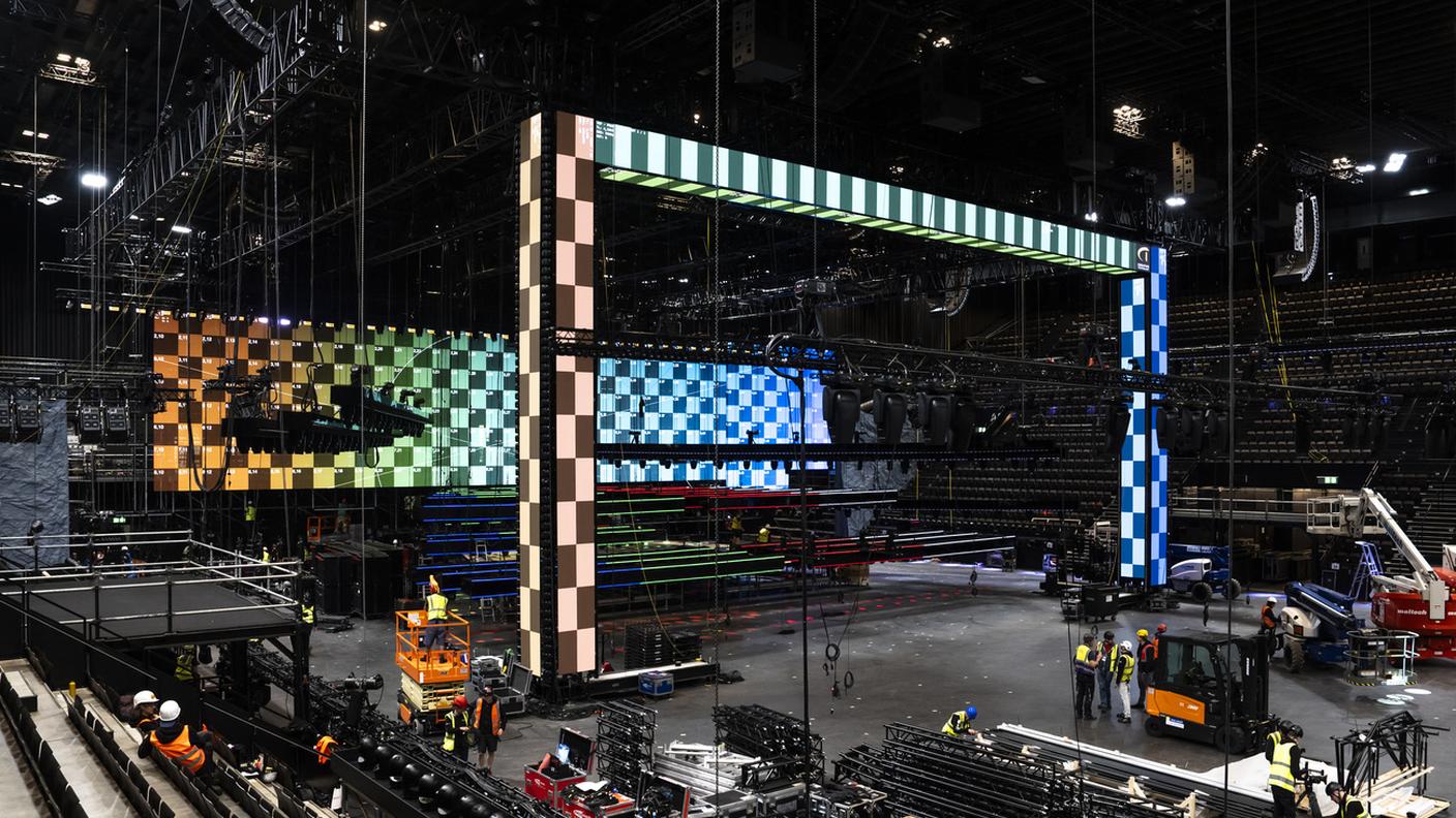 Preparativi in corso per l'Eurovision Song Contest 2025, non soltanto nella St. Jakobshalle