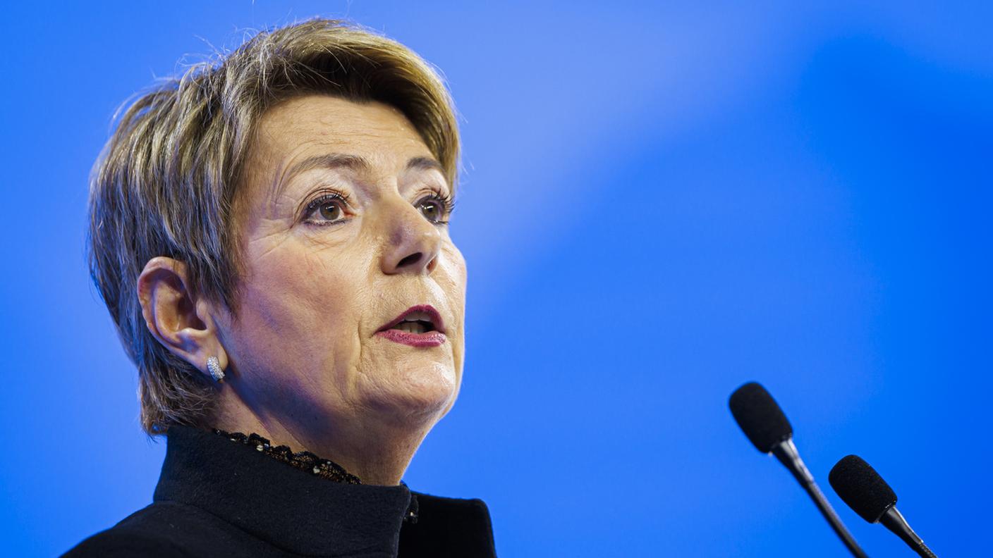 La consigliera federale Karin Keller-Sutter