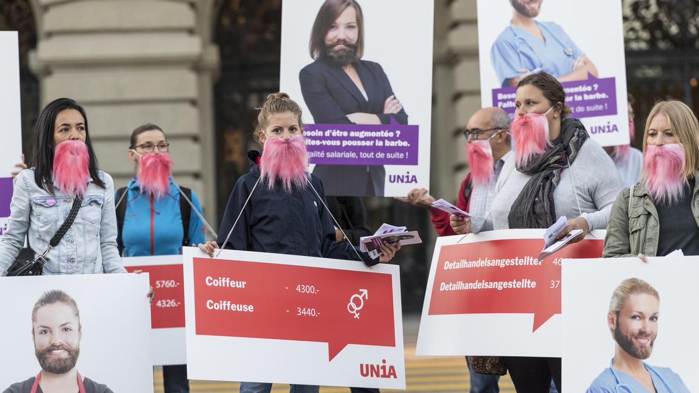 Proteste per la parità salariale