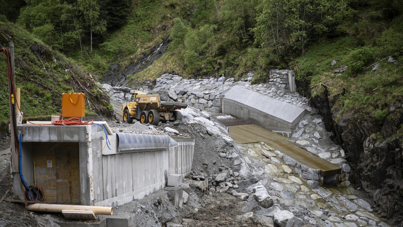 La nuova presa d'acqua