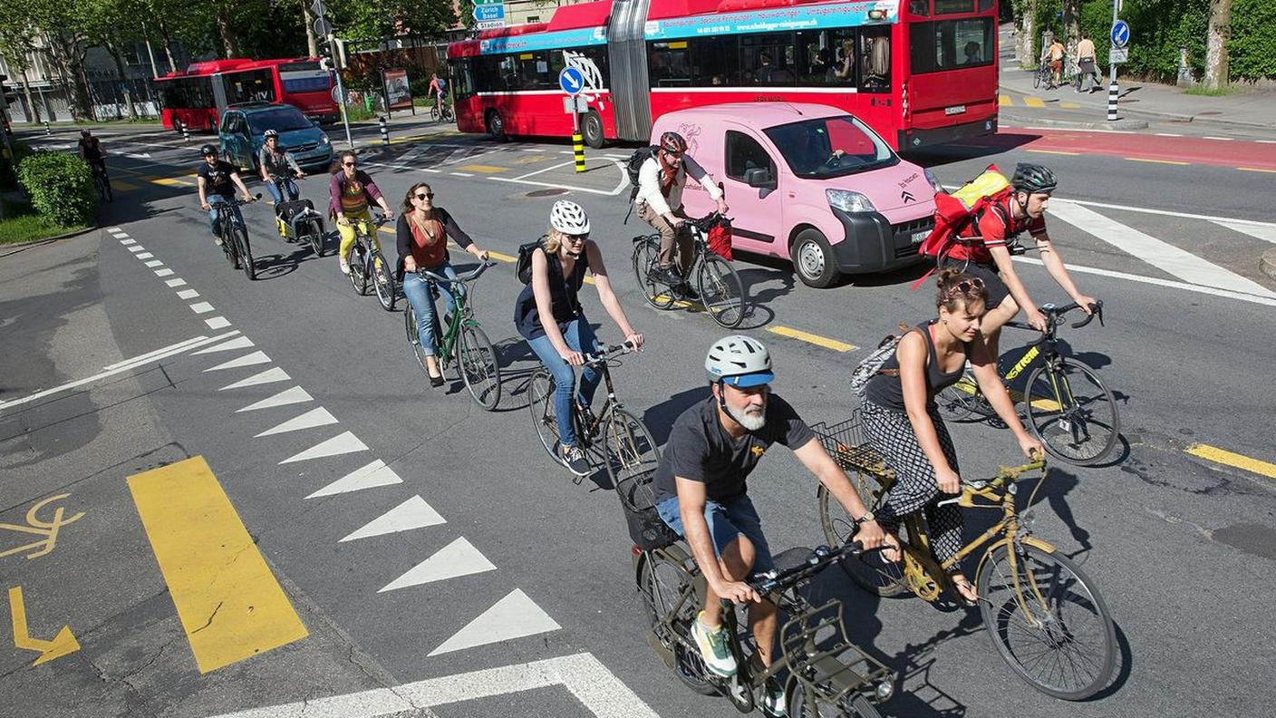 La strada ciclabile al Wankdorf