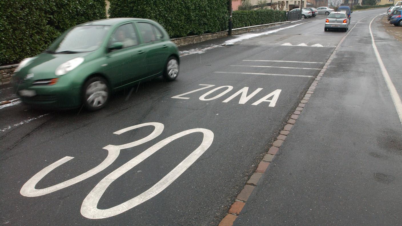 Gli eccessi di velocità più frequenti sono nelle zone con il limite di 30 km/h