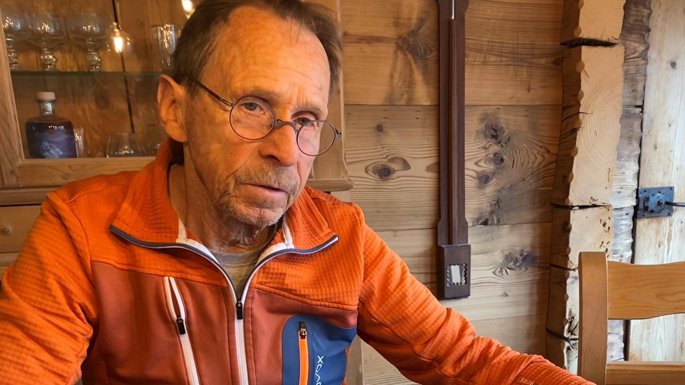 Hans-Ueli Hählen, storico locale, per anni custode del sistema di controllo dei laghi glaciali