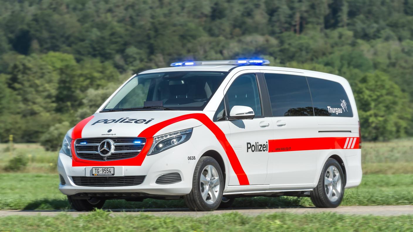 Intervento in forze della polizia turgoviese