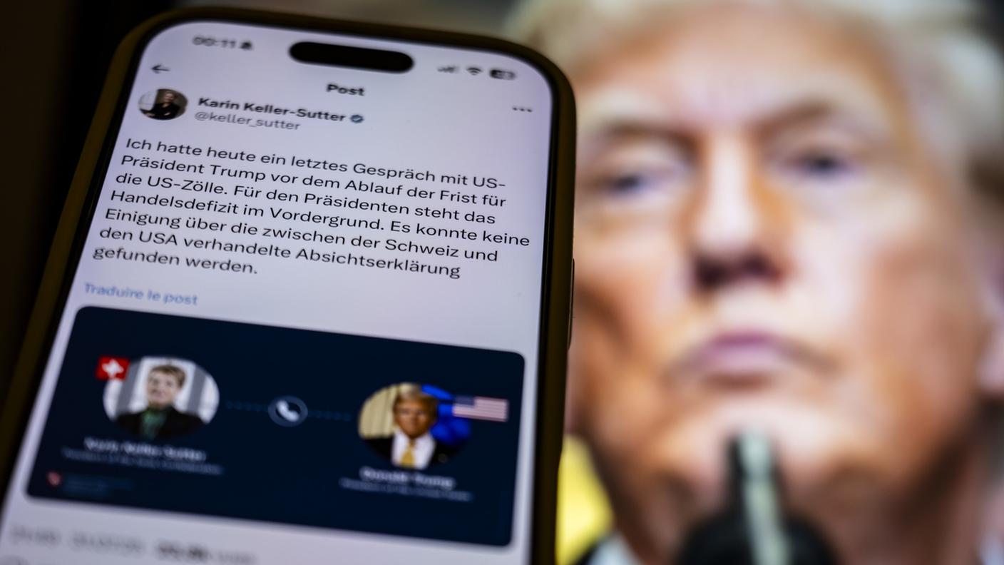 Il post pubblicato da Keller-Sutter dopo la telefonata con Trump