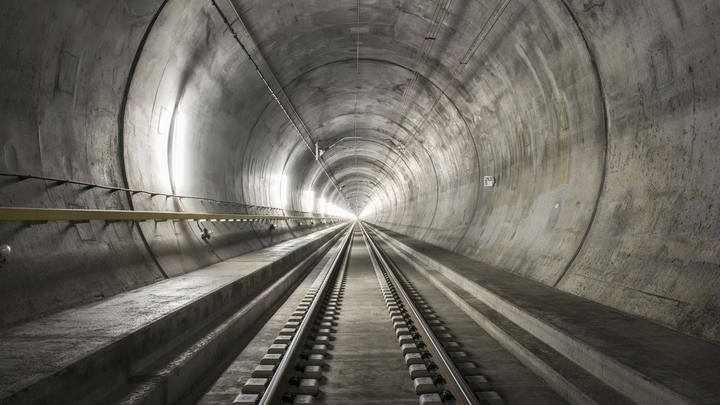 La galleria ferroviaria di base del San Gottardo