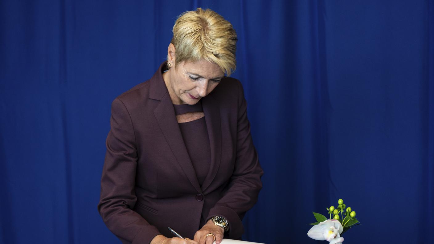 Karin Keller-Sutter è a New York