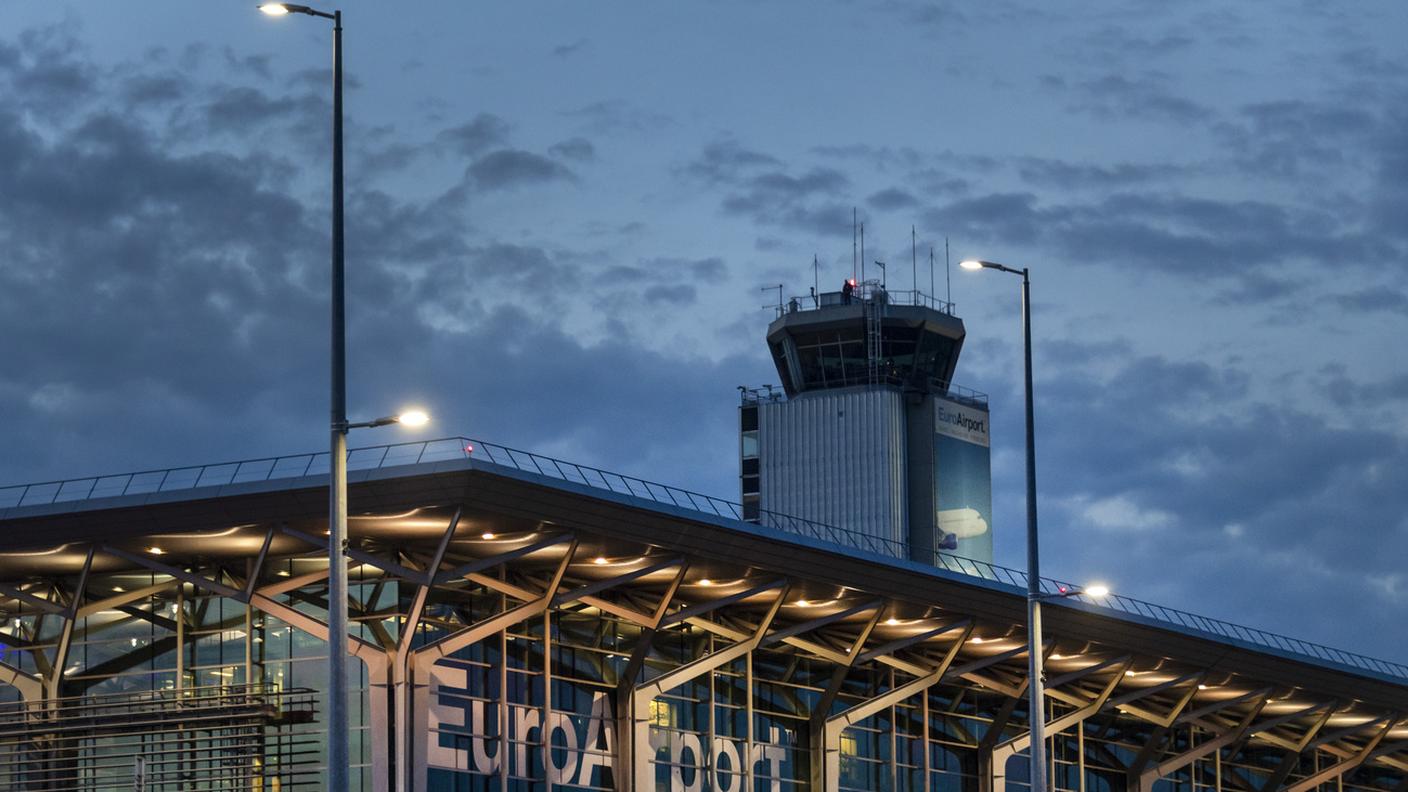 Un'immagine d'archivio dell'aeroporto di Basilea-Mulhouse