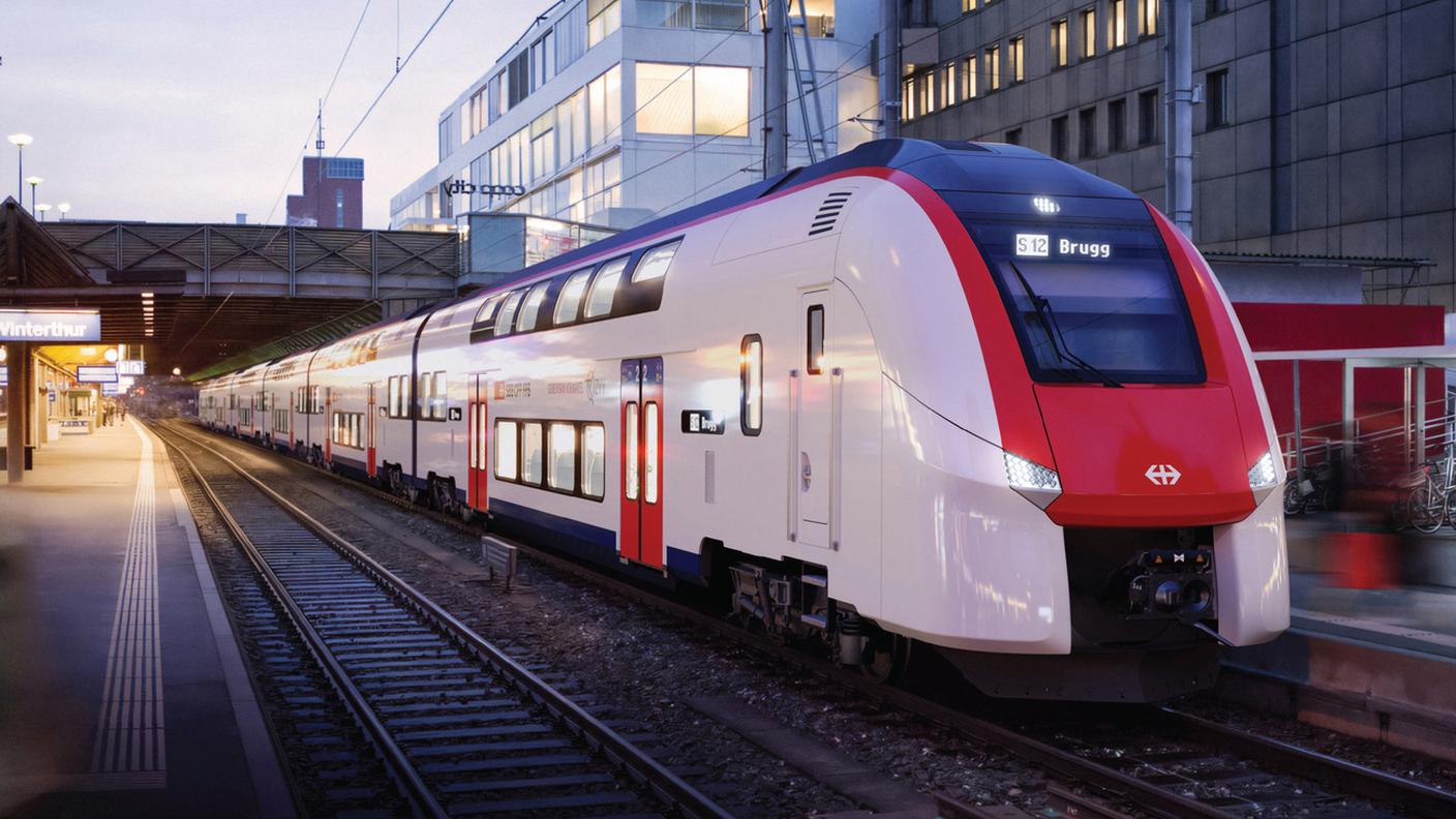 I nuovi treni circoleranno dal prossimo decennio sulle maggiori reti regionali elvetiche