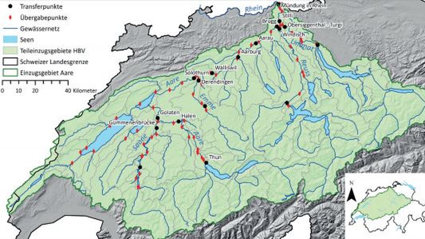 L'area considerata nell'analisi e i principali punti delicati