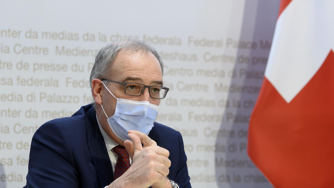 Guy Parmelin, consigliere federale responsabile dell'economia e attuale presidente del Governo