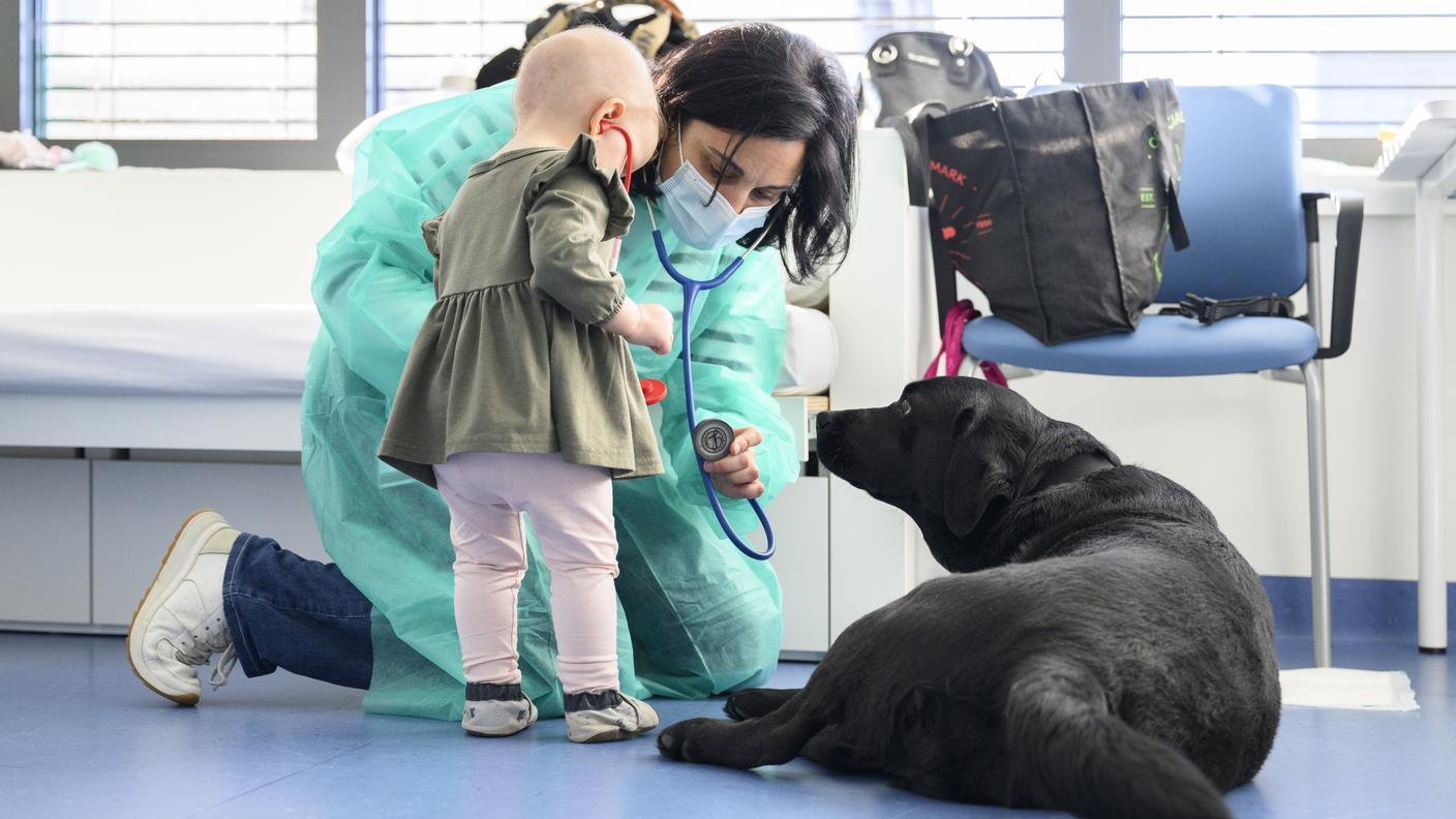 Una seduta terapeutica al CHUV