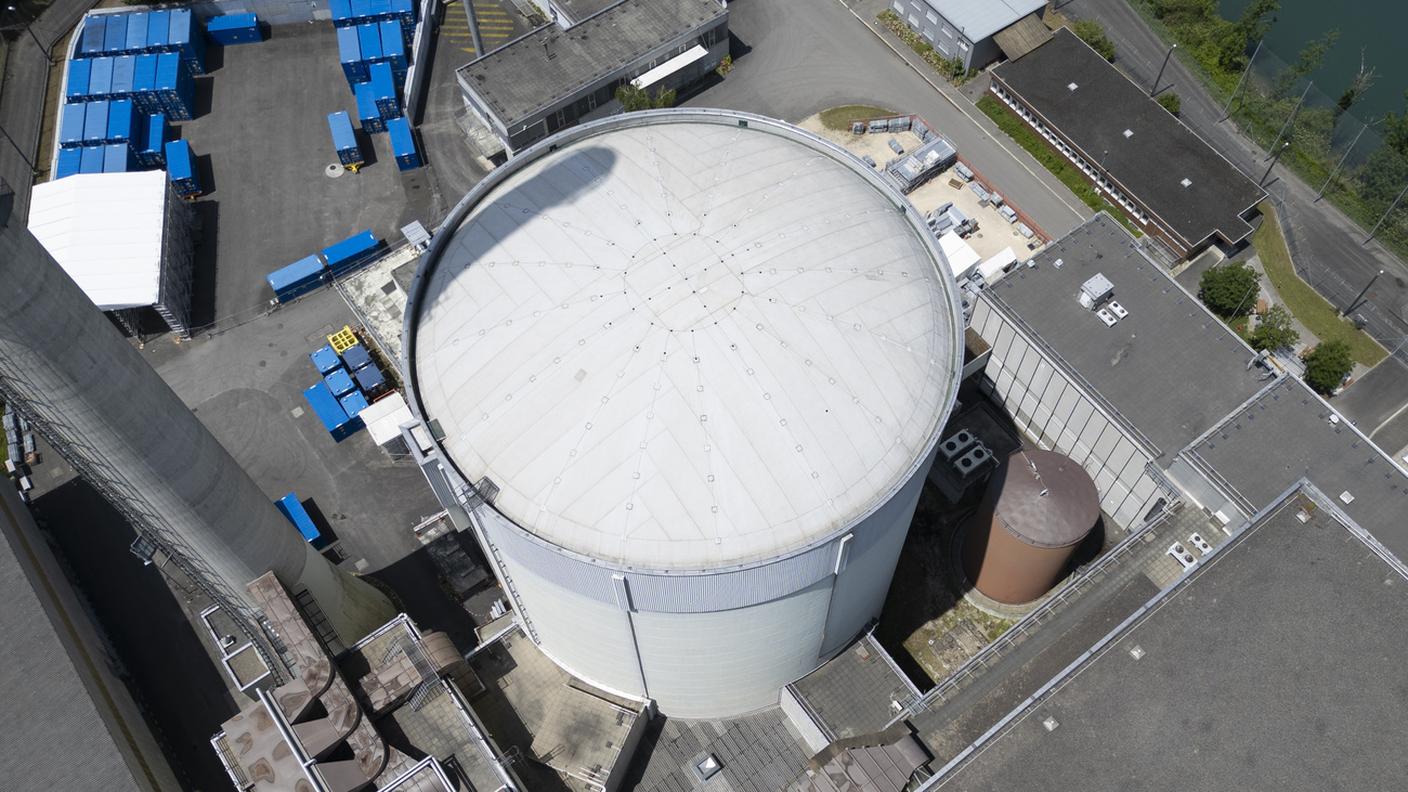 La centrale di Mühleberg in fase di smantellamento