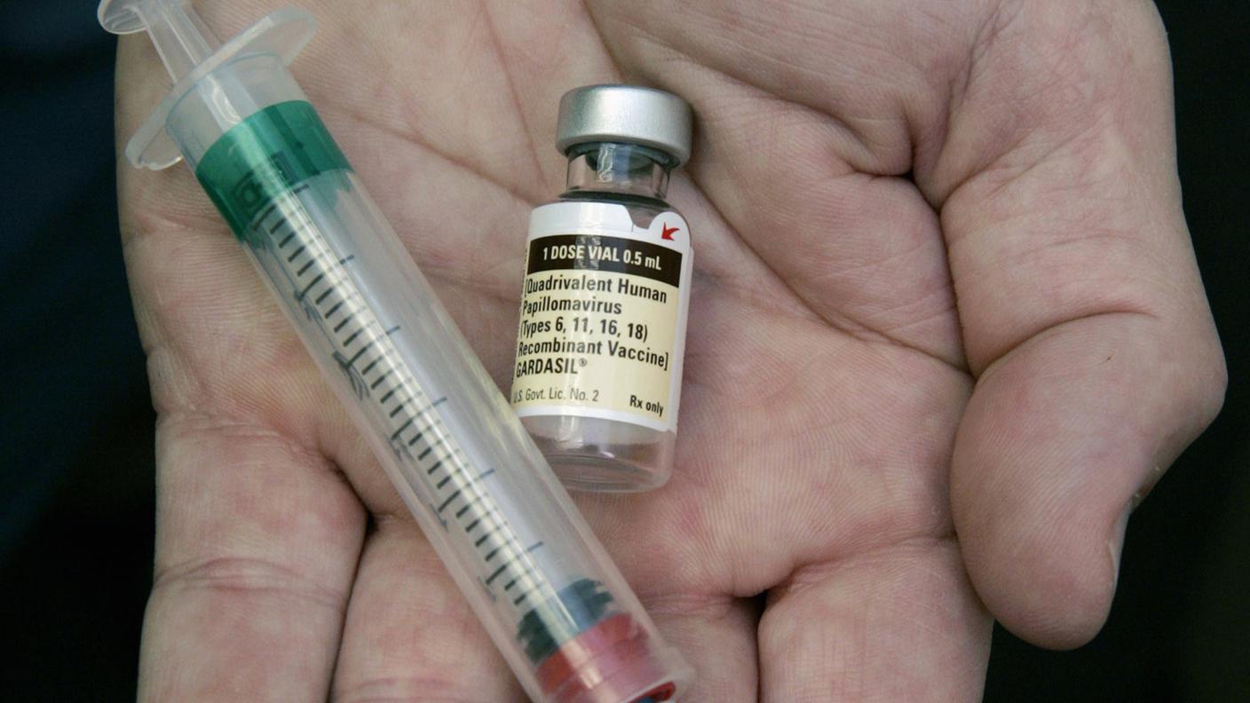 Immagine d'archivio del vaccino contro il papilloma virus