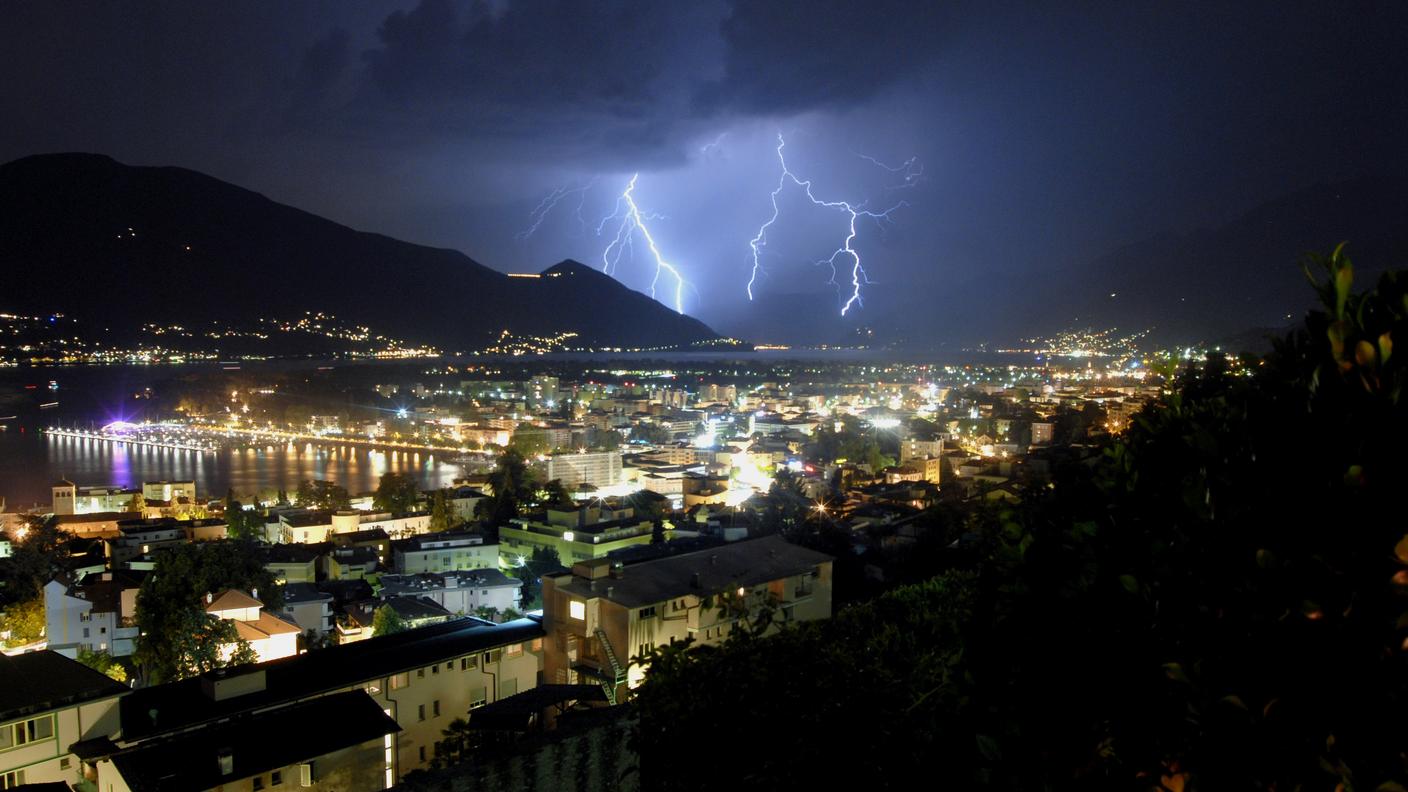 Temporale nel Locarnese