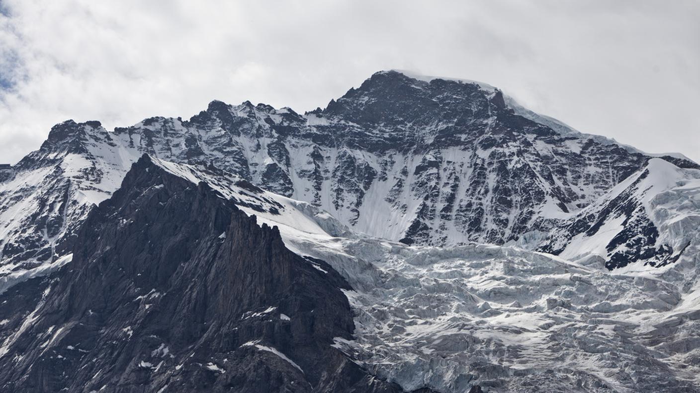Il ghiacciaio dell'Eiger