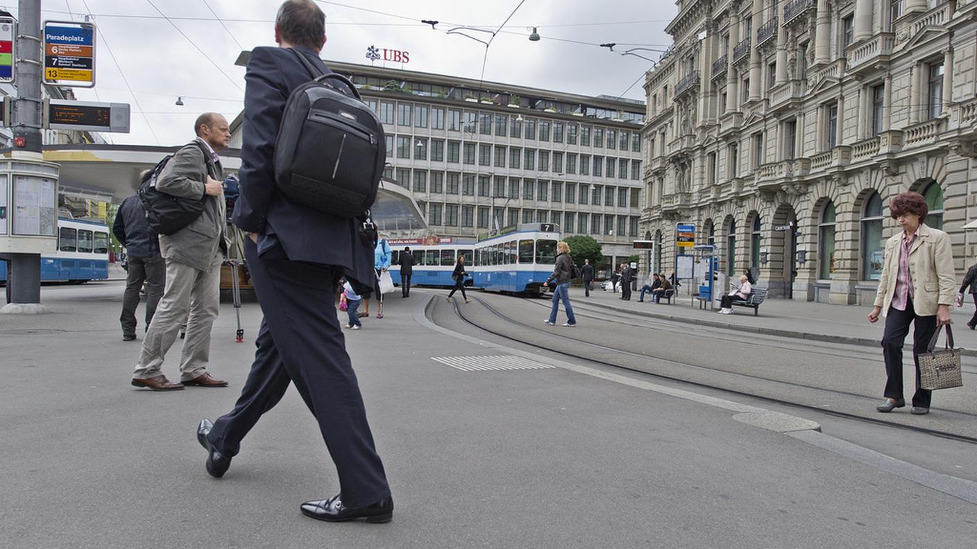 Paradeplatz a Zurigo, cuore finanziario del paese