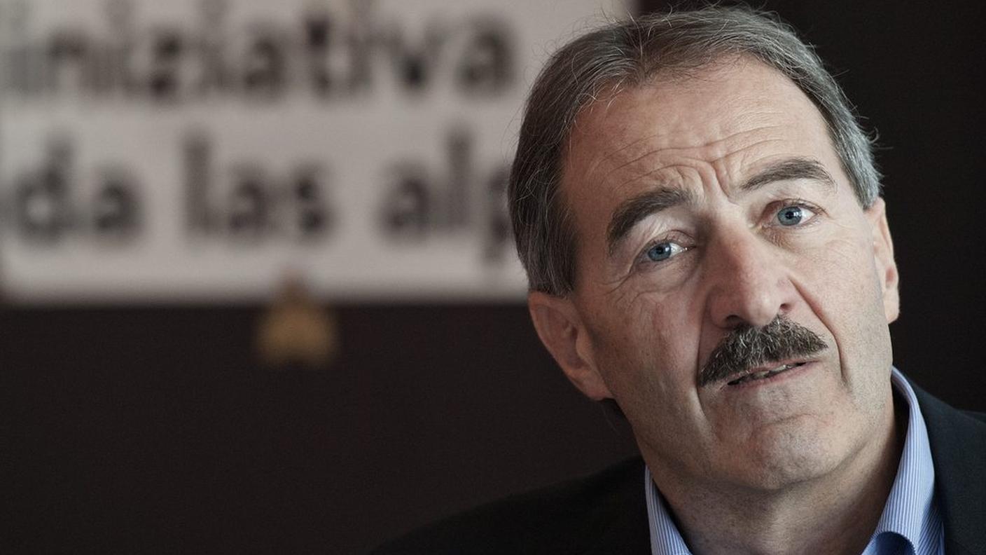 Fabio Pedrina, presidente dell'Iniziativa delle Alpi