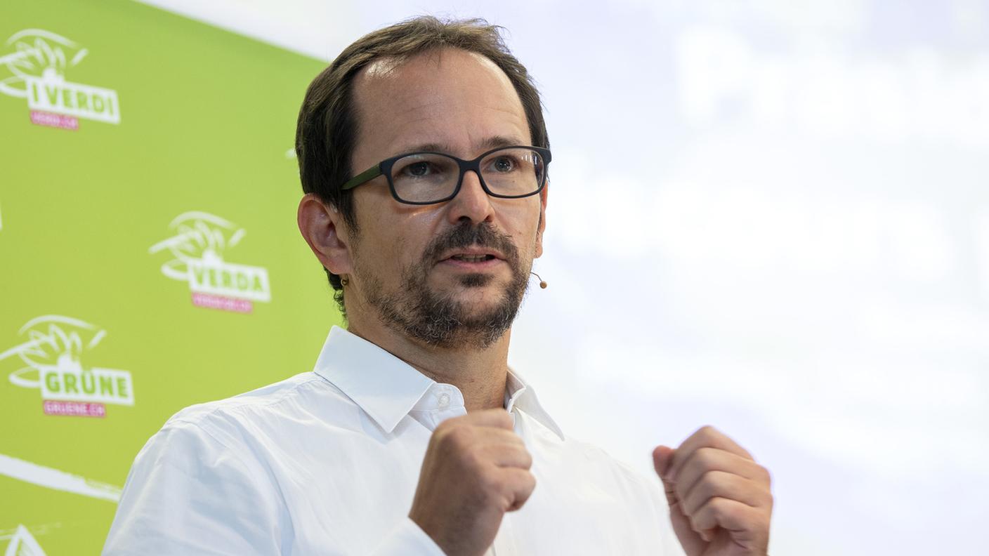 Il presidente dei Verdi Balthasar Glättli 