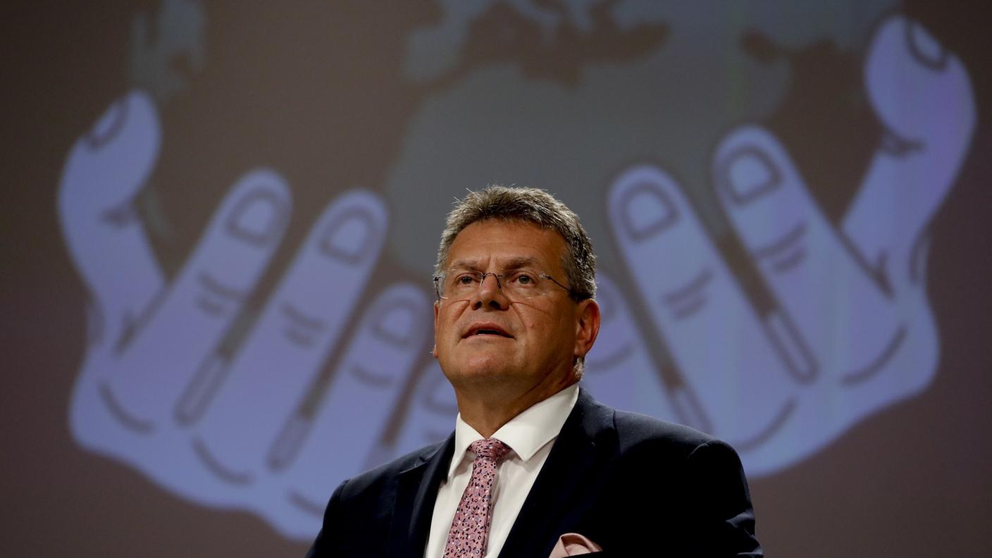 Maros Sefcovic ha preso ufficialmente la gestione delle relazioni con Berna