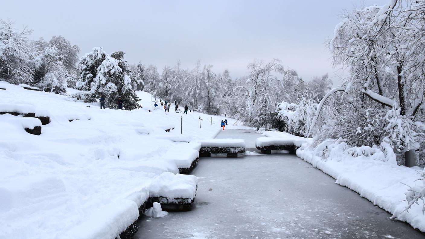 La neve ha ormai rivestito di bianco il territorio elvetico da ovest a est