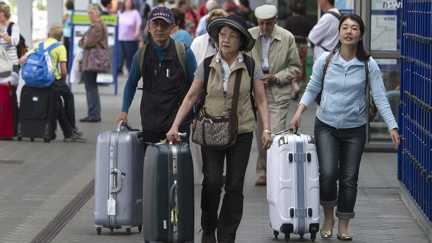 L'aumento di turisti provenienti dall'Asia è molto forte. I pernottamenti di turisti cinesi è cresciuto del 43,6%