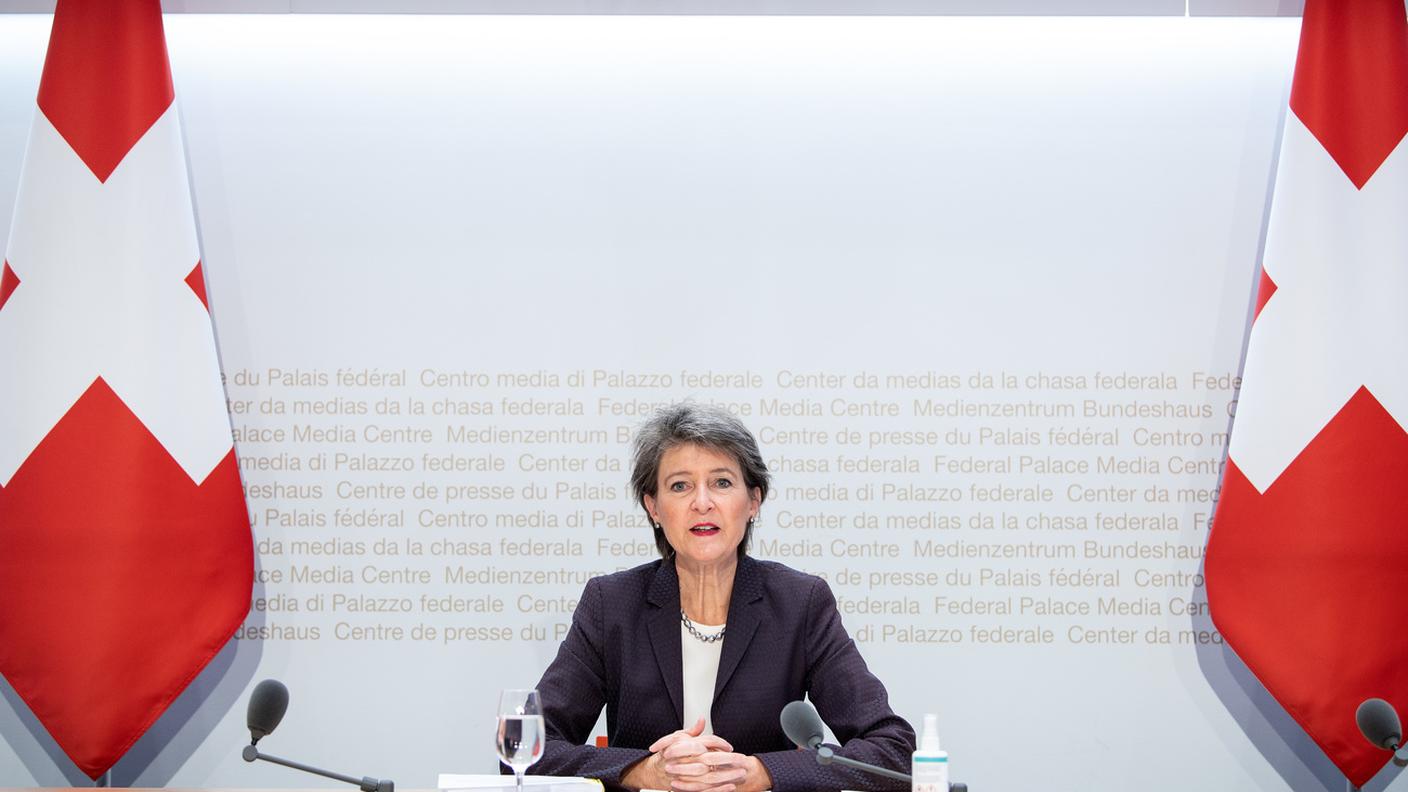La consigliera federale Simonetta Sommaruga
