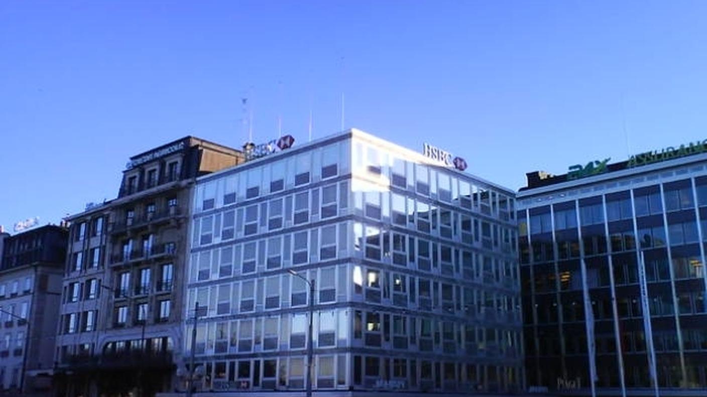 La filiale ginevrina della HSBC, finita nella bufera per la vicenda dei dati rubati da Hervé Falciani