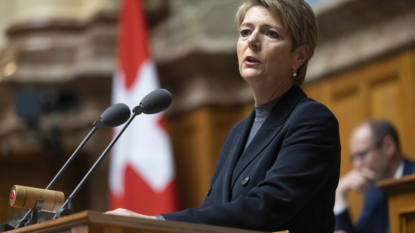 Karin Keller-Sutter al Nazionale