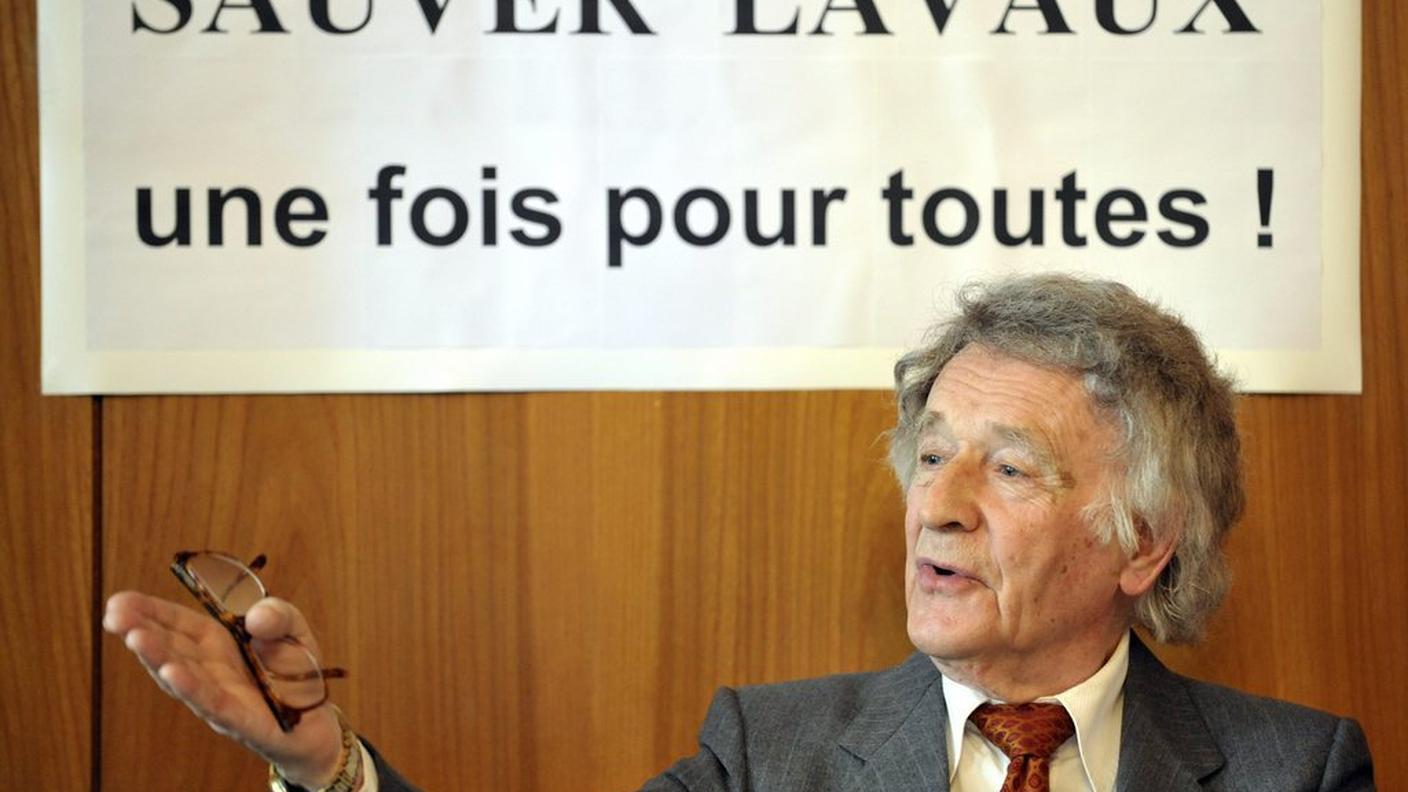 Franz Weber all'epoca del lancio di "Lavaux 3" nel marzo del 2009