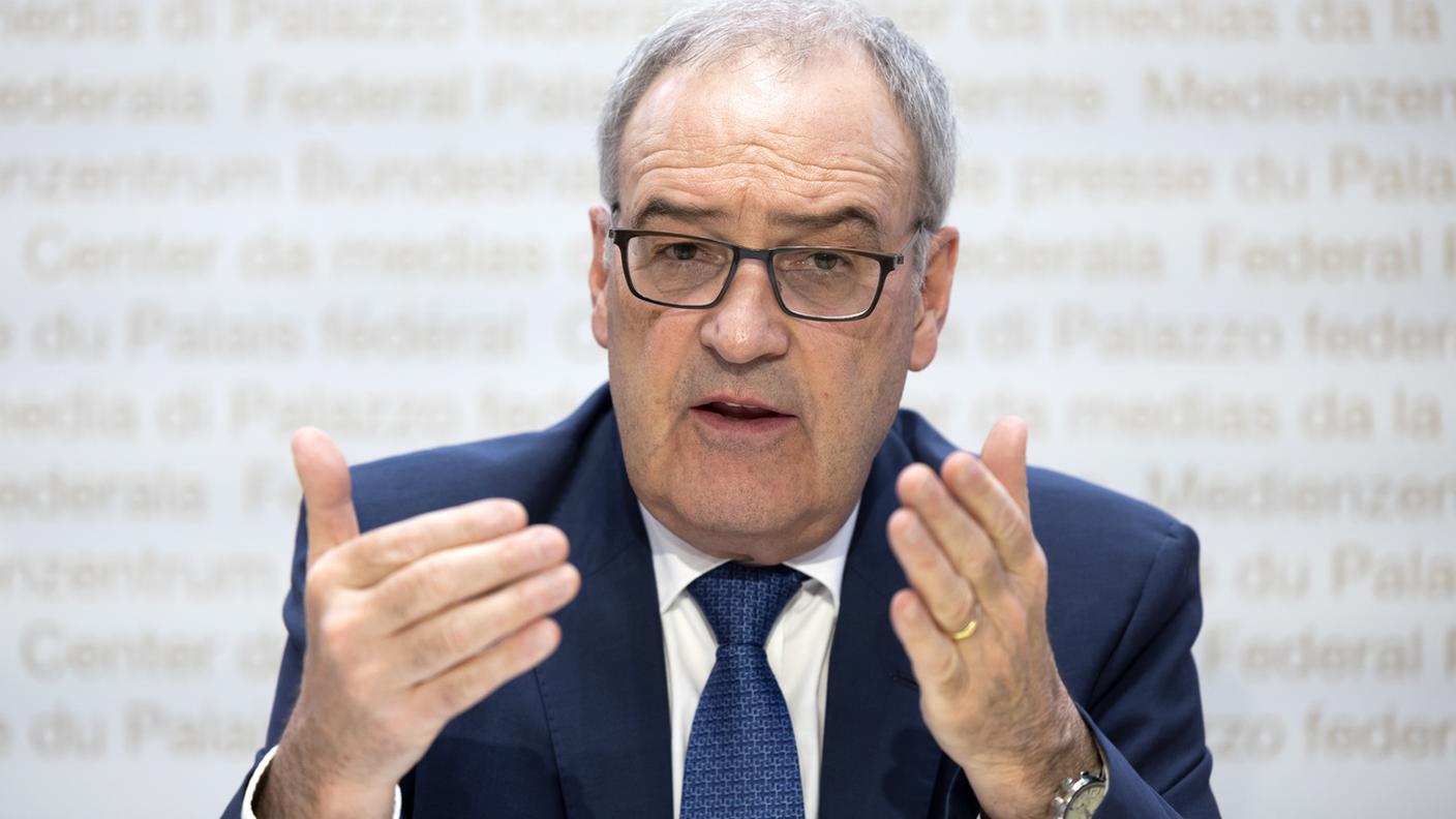 Il ministro elvetico dell'economia Guy Parmelin