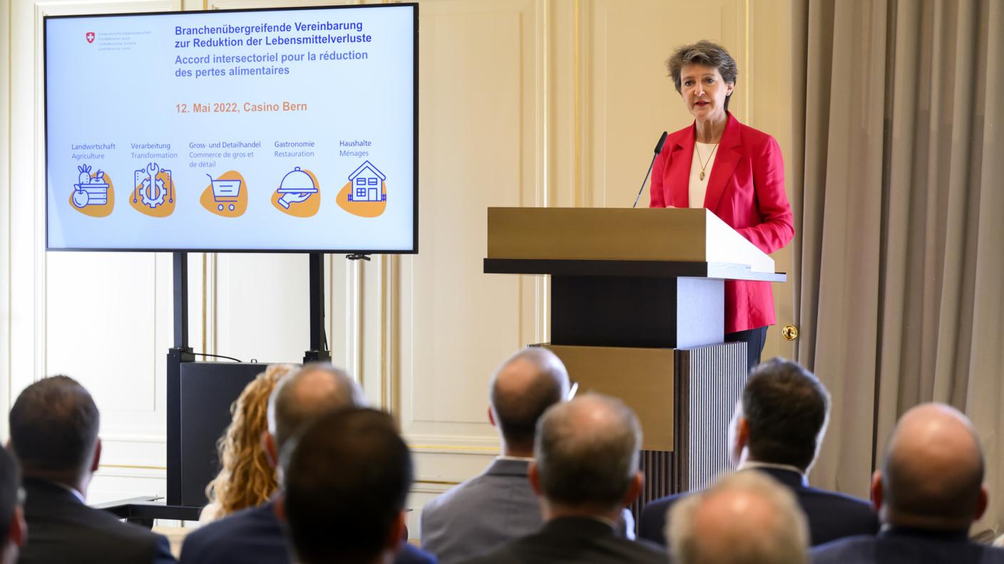 La consigliera federale Simonetta Sommaruga