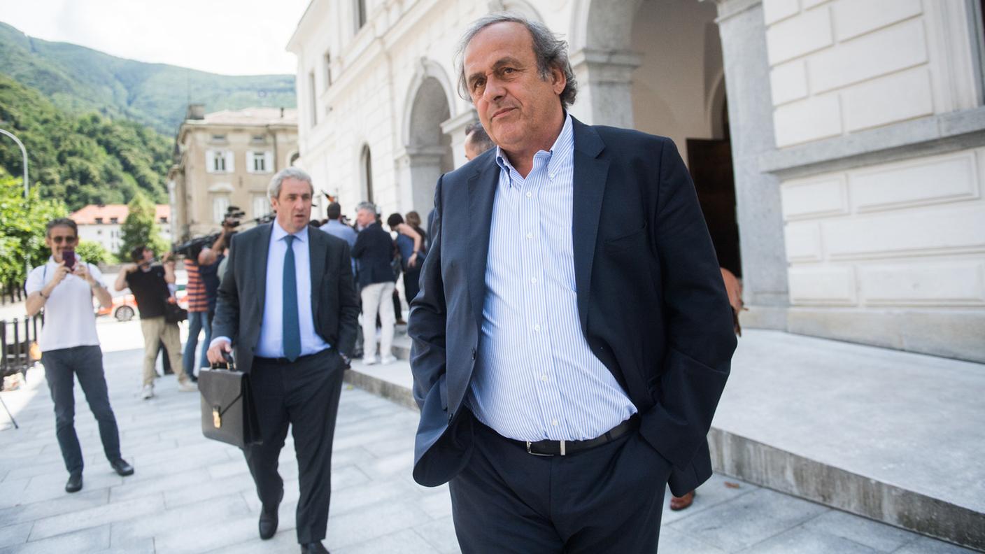 Michel Platini di fronte al Tribunale penale federale di Bellinzona