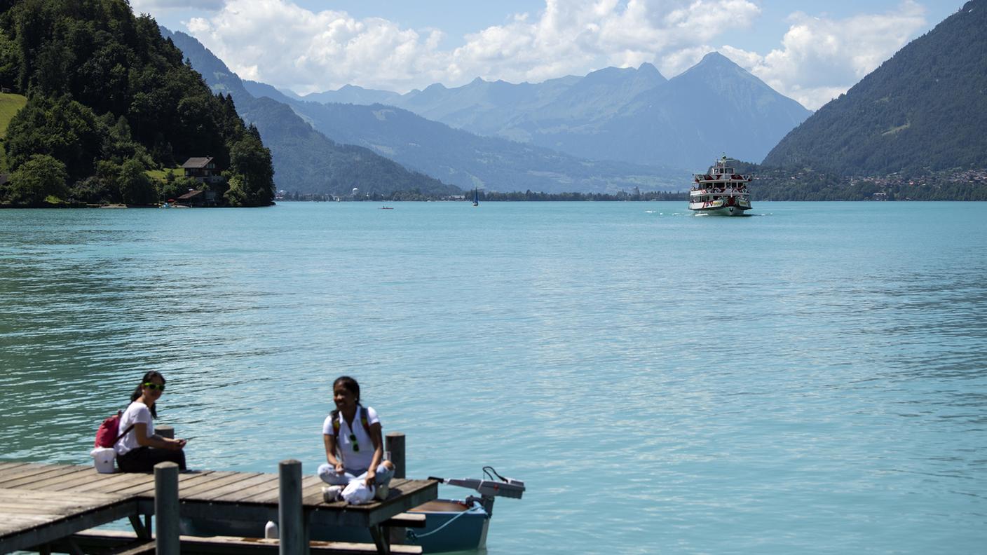 Iseltwald, sul lago di Brienz.