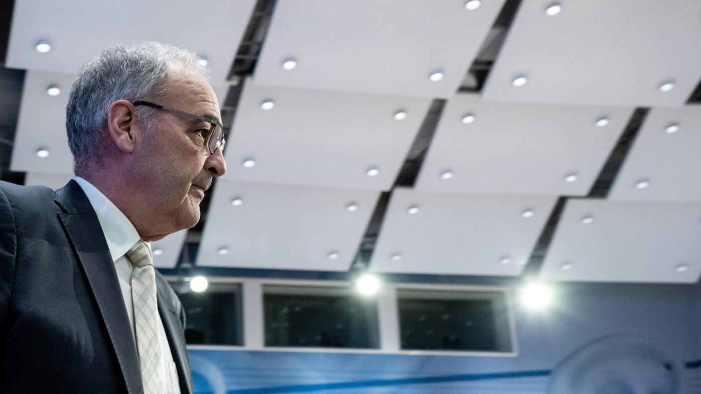Il consigliere federale e responsabile del Dipartimento federale dell'economia, Guy Parmelin