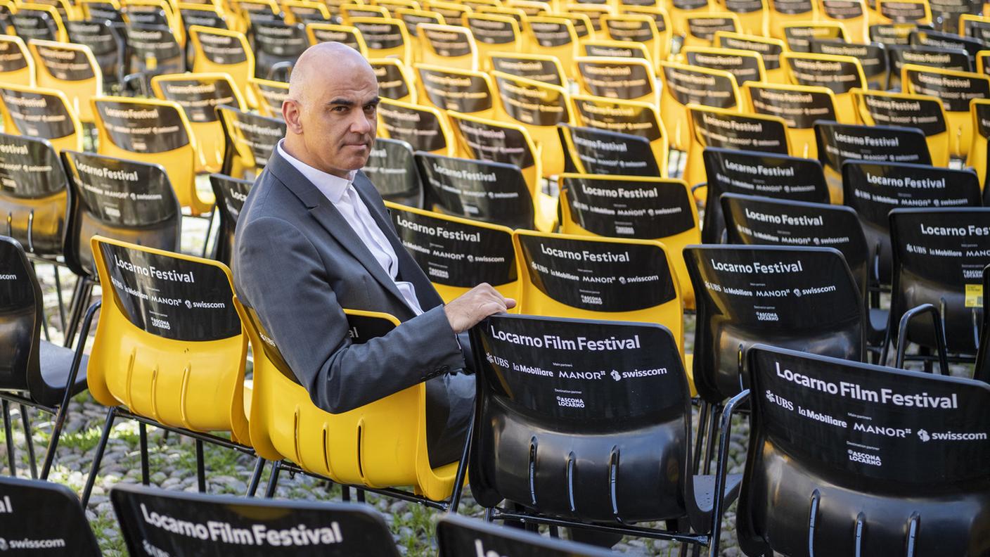 A Locarno per il Film Festival del 2021, in veste di responsabile della cultura