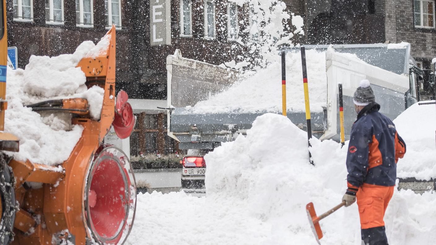 Nella valle della Reuss si aspetta l'inverno con la sua calma ovattata