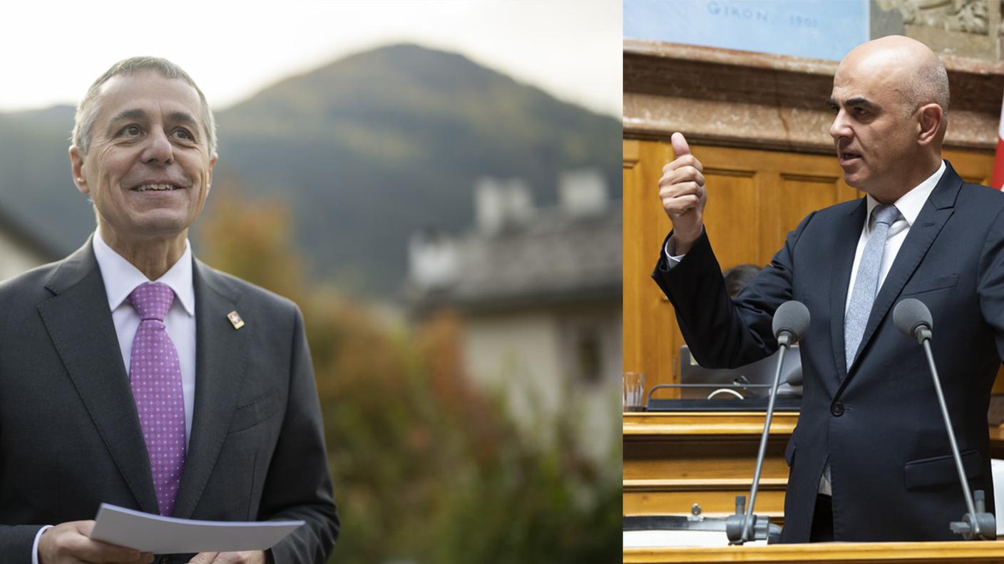 Spiati Ignazio Cassis e Alain Berset