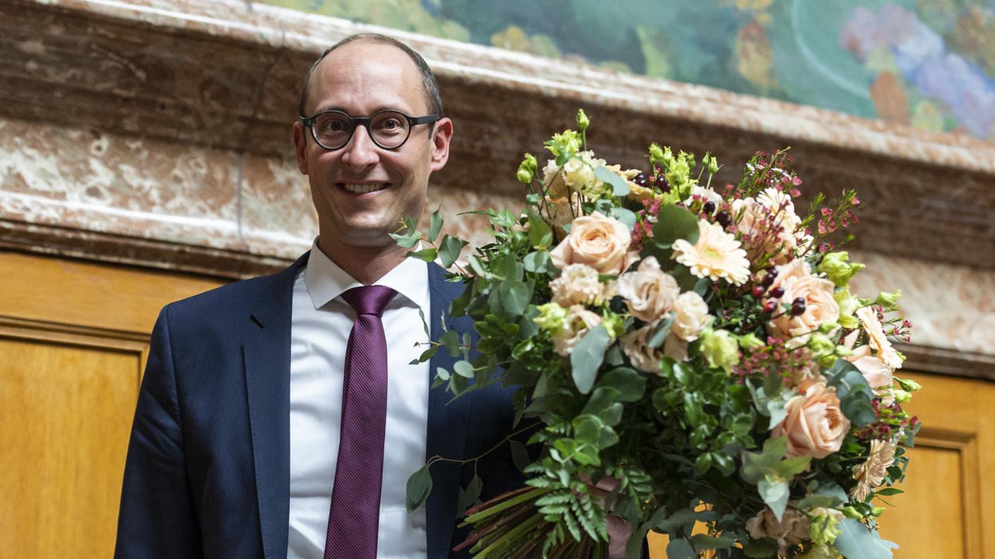 Martin Candinas il giorno della sua elezione alla prima vicepresidenza del Nazionale un anno fa