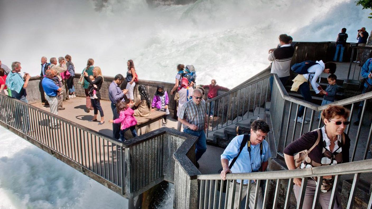 Una meta "classica": le cascate del Reno