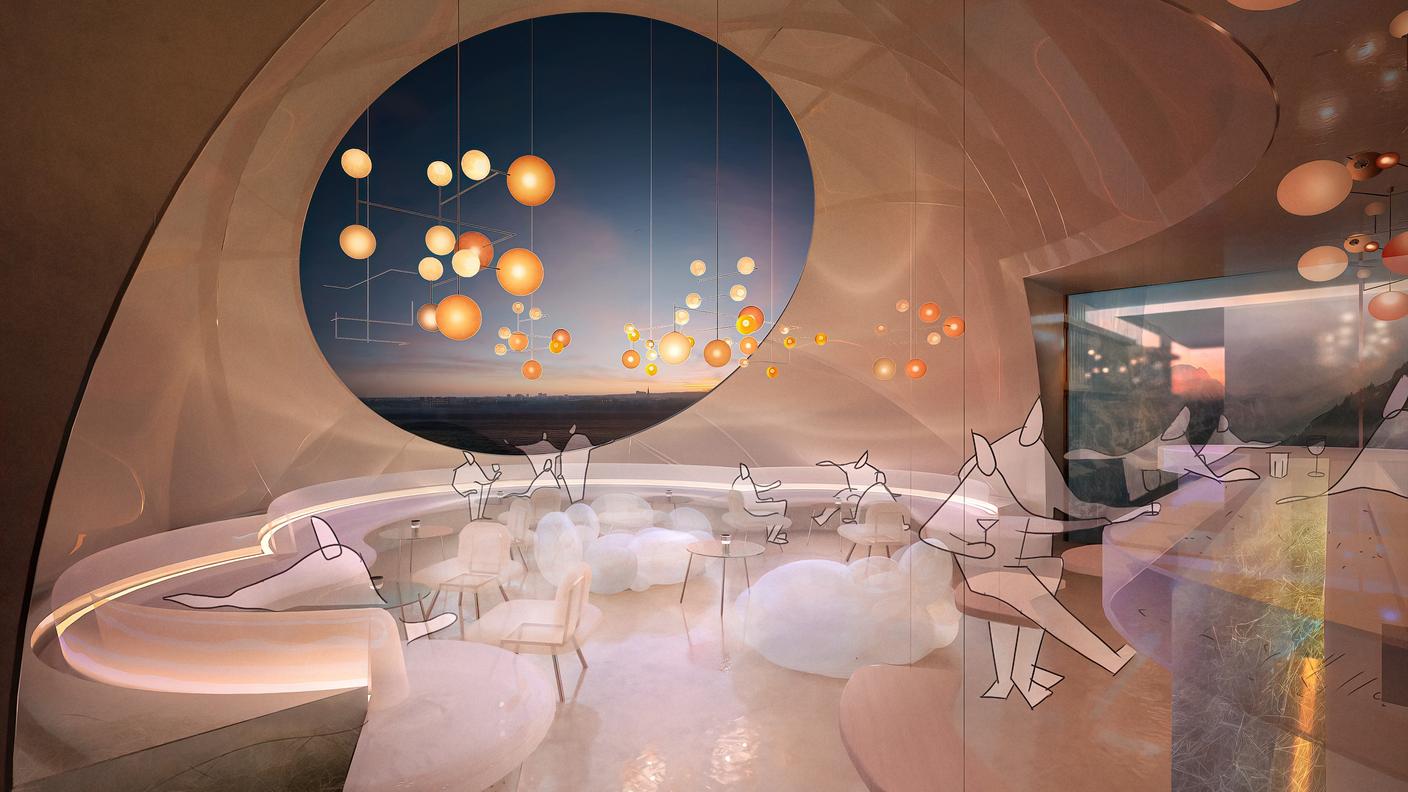 Il rooftop del progetto del team Nüssli, Manuel Herz Architects e Bellprat Partner