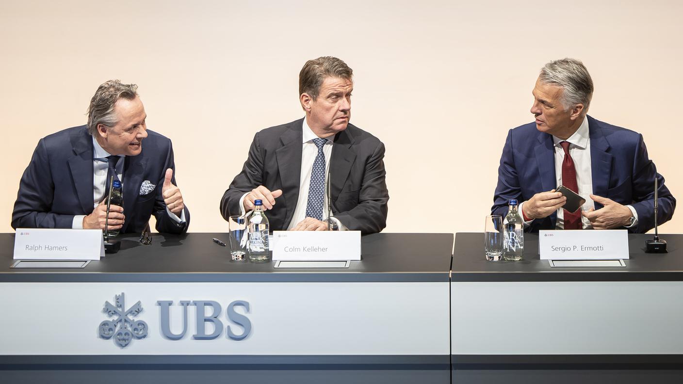 Ralph Hamers, Colm Kelleher e Sergio Ermotti