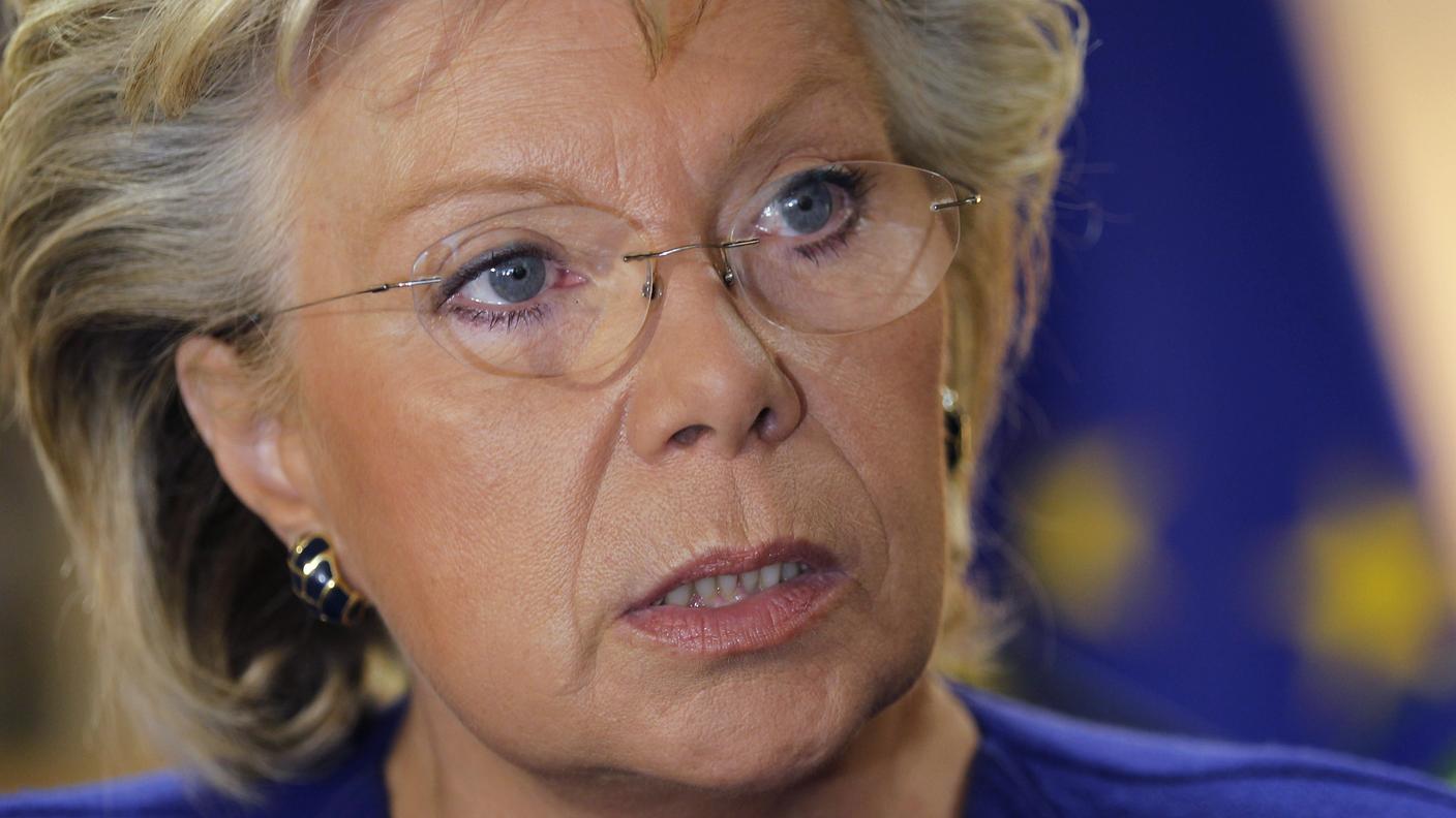 La commissaria UE Viviane Reding