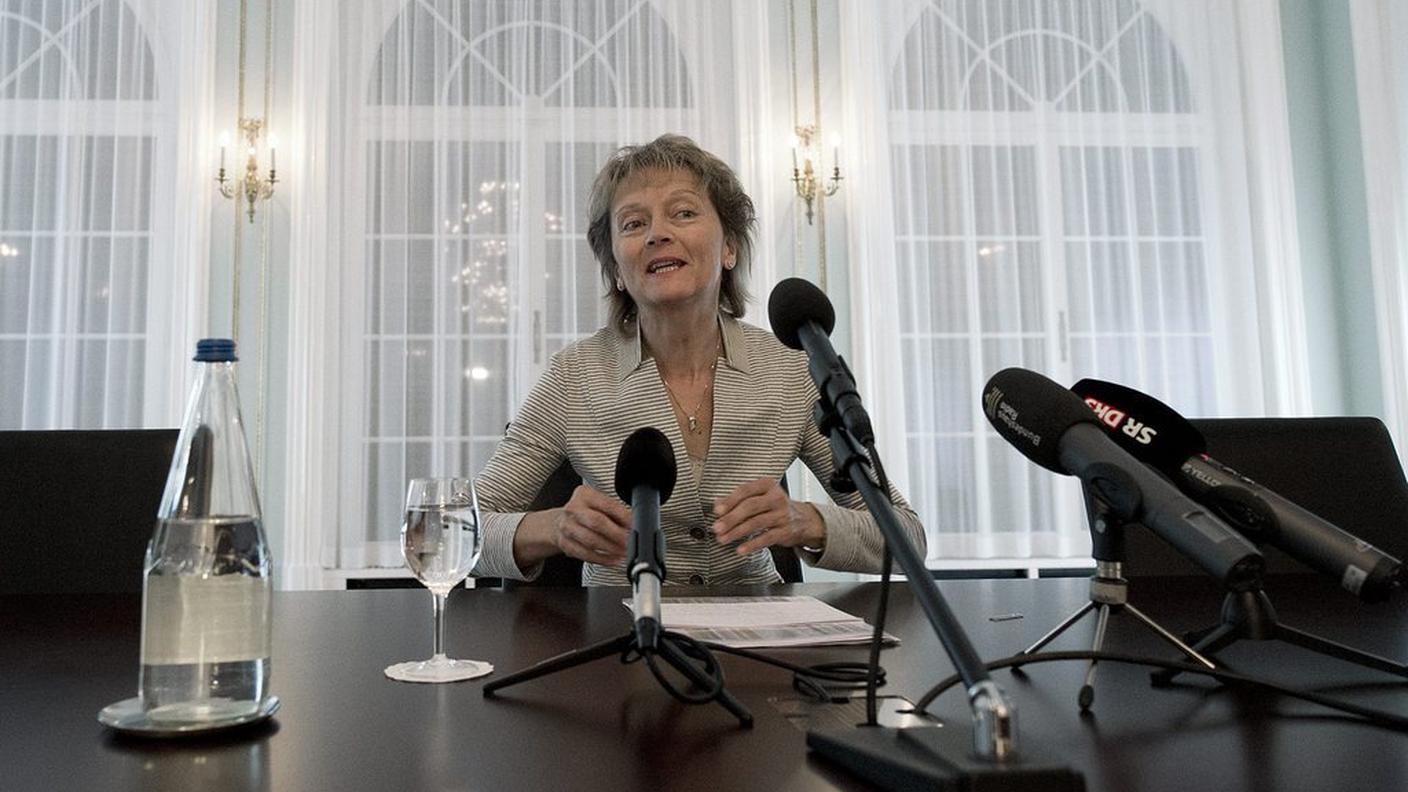 La presidente della Confederazione Eveline Widmer-Schlumpf